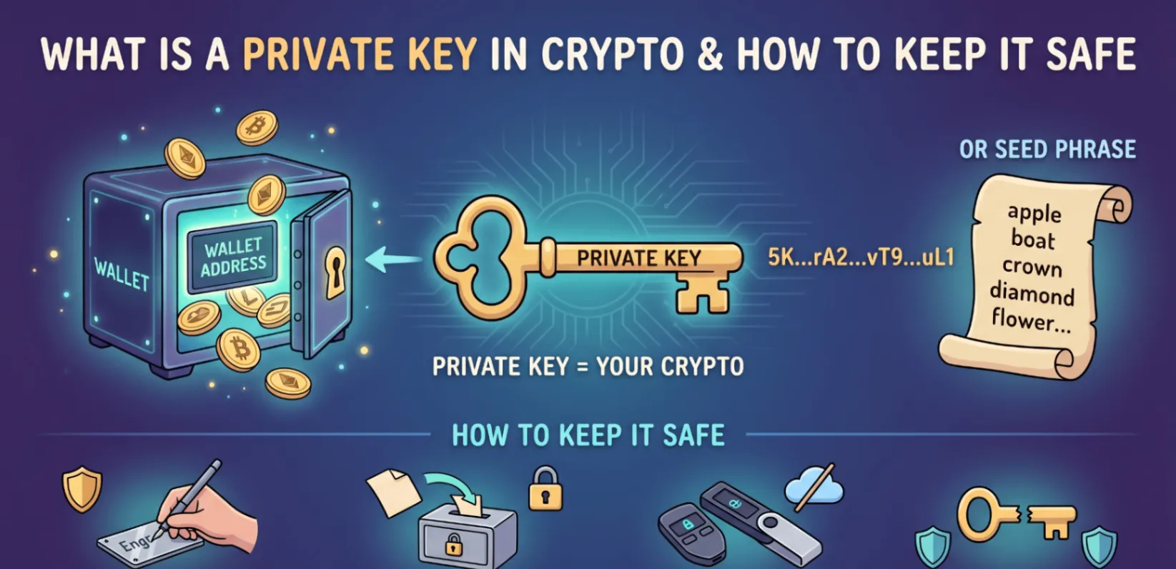 What Is a Private Key in Crypto and How Do You Keep It Safe?
